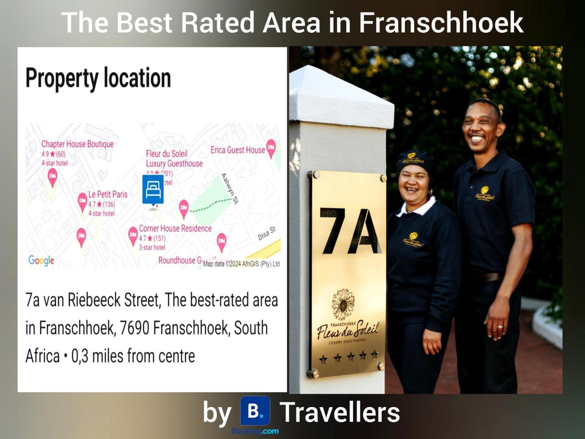 Fleur Du Soleil Luxury Guesthouse Franschhoek Dış mekan fotoğraf