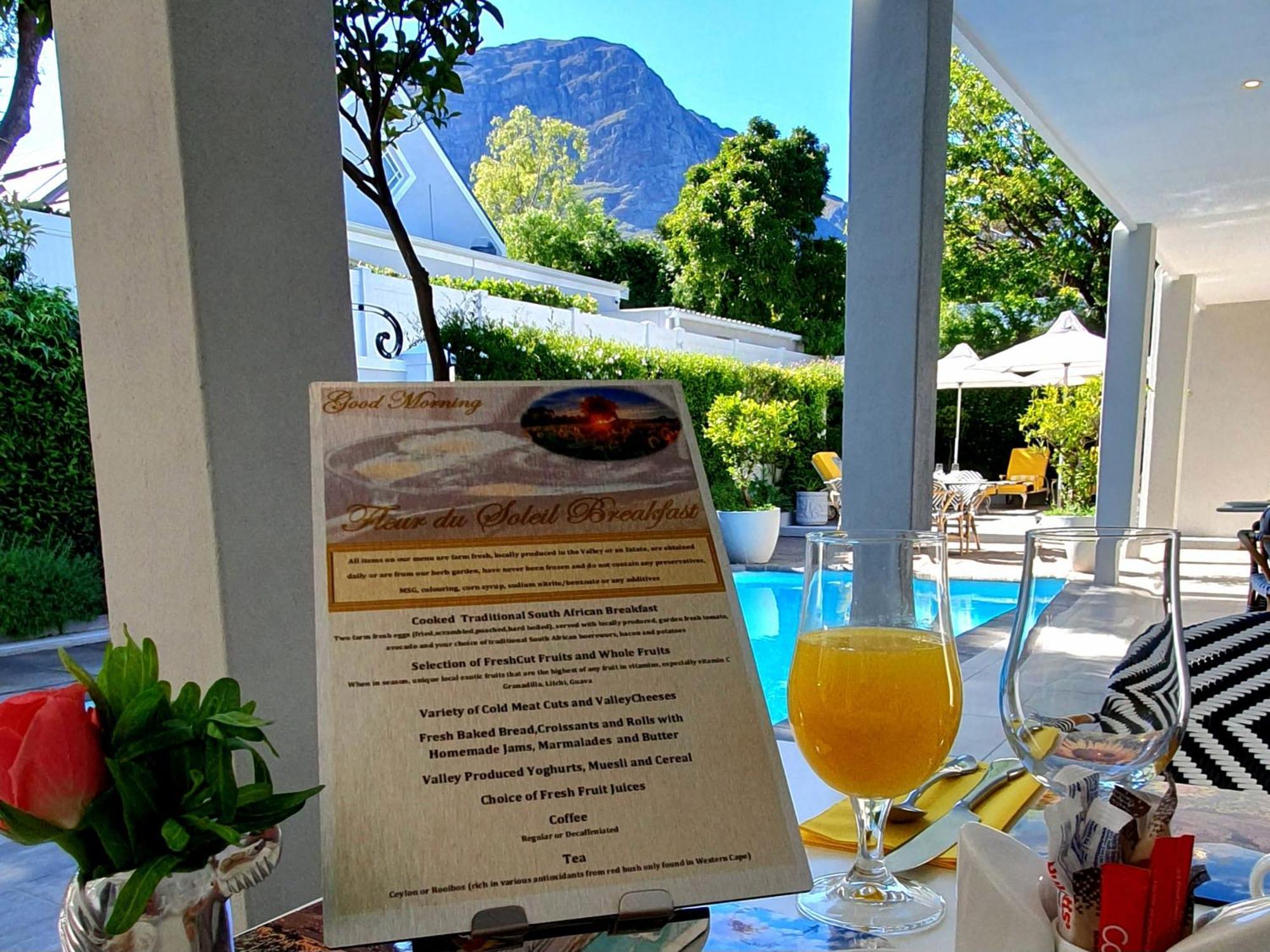 Fleur Du Soleil Luxury Guesthouse Franschhoek Dış mekan fotoğraf
